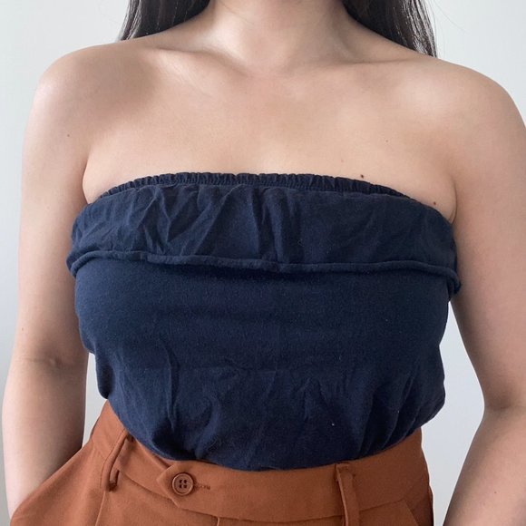 Navy Tube Top - Picture 1 of 2